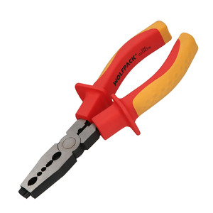 Pinze Multifunzione per Spellatura Fili 150 mm. Maniglie isolate VDE 1000V. Acciaio al Cromo Vanadio - Product Image 1