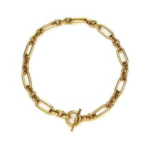 โซ่โลหะทำด้วยมือโซ่ชุบทองคุณภาพดีออกแบบได้เองโซ่โลหะหรูหราเคลือบทองล่าสุด - Product Image 6