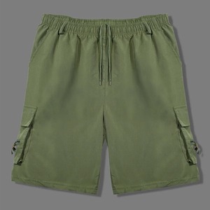 Printemps été poches décontractées pantalons Shorts boutons courts hommes musculation shorts pour hommes coton lin shorts de course - Product Image 6