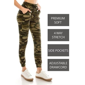 Pantalon de survêtement décontracté unisexe noir pantalon de survêtement skinny avec motif droit bas de sport fitness en gros - Product Image 3