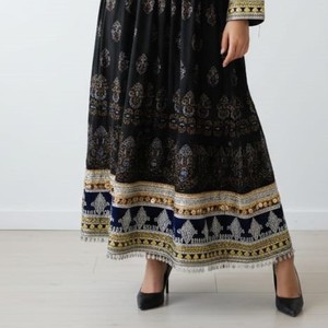 Luxury Ladies Elegant Lace Embroidered <b>Long</b> Sleeve <b>Dress</b> Vintage Afghani Modest Fashion Party Wear Natural Waist Latest Afghan - Product Image 2