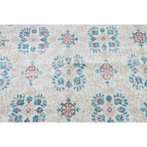 Tapis vintage 3,8 x 4,7 pieds, tapis turc d'appoint, tapis bleu ombré - Product Image 5