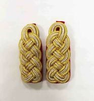 Seconde Guerre mondiale WW2 général allemand épaulettes robe formelle royale planches d'épaule Badges Film télévision vêtements de défense personnelle