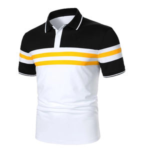 Polo de verano 2024 para hombre para negocios, estilo ajustado de un solo color, nueva tendencia de verano, moda informal versátil - Product Image 5