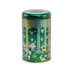 Caja de hojalata cilíndrica impresa con láser de varias capas, logotipo personalizado, embalaje vacío para regalos de viaje, recuerdos, frutos secos, dulces y aperitivos - Product Image 1