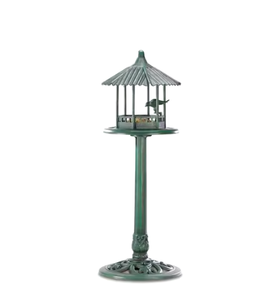 Venta caliente moderno de lujo llegada comedero de pájaros de Metal descanso y alimentación aspecto más Popular jardín hogar comederos de pájaros decorativos - Product Image 4