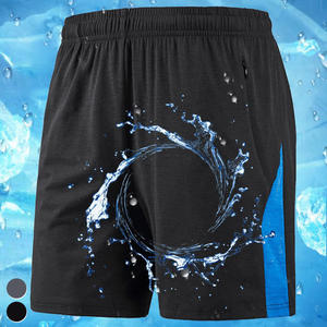 Shorts de basketball pour hommes à séchage rapide, respirants et écologiques, taille haute avec cordon de serrage, en polyester/coton, pour l'été - Product Image 5