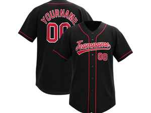 Maillot de baseball personnalisé conçu avec un tissu en maille respirant, des coutures durables, un confort optimal et des options de personnalisation complète de l'équipe. - Product Image 4