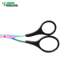 Tijeras Quirúrgicas Profesionales para Cejas con Peine, Hoja Curva de Acero Inoxidable - Product Image 3