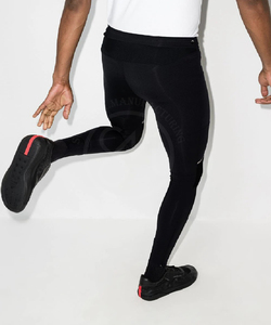 Mallas de compresión personalizadas para mujer, tela suave, diseño de cintura cruzada frontal, pantalones de yoga de talla grande para entrenamiento físico - Product Image 3