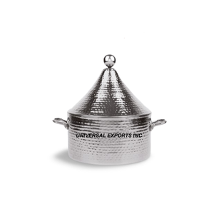 Olla de acero inoxidable con tapa dorada, cazuela de diseñador hecha a mano de calidad premium, nuevo calentador de alimentos de Metal más vendido - Product Image 4