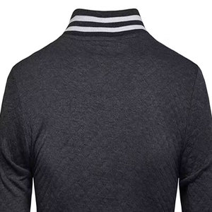 OEM diseño personalizado de alta calidad bordado negro béisbol Spandex/poliéster chaqueta Bomber Letterman hombres Zip primavera transpirable - Product Image 6