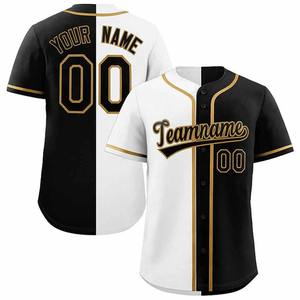Vente en gros du service OEM, chemise de baseball avec bouton d'impression, vêtements de baseball et softball, logo personnalisé, nom, maillot de baseball pour jeunes hommes à vendre - Product Image 4