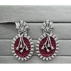 Pendientes de moda Pendientes elegantes de mujer para fiesta Accesorios de moda con piedra de circón para regalos - Product Image 1