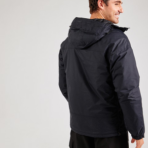 เสื้อแจ็กเก็ตกันน้ำกันลมสำหรับผู้ชายเสื้อแจ็กเก็ตกันหนาวแนวสตรีทแวร์กันฝนมีปกตั้งได้ - Product Image 4