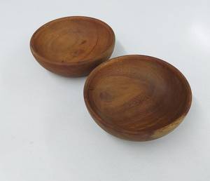 Minimalist Black <b>Wooden</b> <b>Fruit</b> <b>Bowl</b> Eco-Friendly Polished Decorative Dining Table Centerpiece for Business Party Luxury Space - Product Image 2