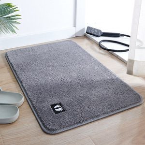 Hochabsorbierender Moderner Wasserabweisender Rutschfester 100% Polyester Dünner Badezimmerteppich Bodenmatte für Schlafzimmer und <span class=keywords><strong>Hotel</strong></span> Anti-Schmutz Türmatte - Product Image 3