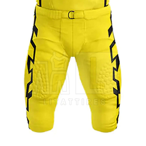 ชุดยูนิฟอร์มอเมริกันฟุตบอลแบบสั่งทำพิเศษสำหรับทุกเพศ คุณภาพสูง ผลิตจากผ้าโพลีเอสเตอร์ 100% ระบายอากาศได้ดี แห้งเร็ว ซึมซับเหงื่อ แบบสั้น - Product Image 3