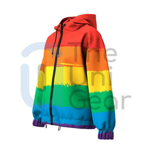 Nueva Chaqueta Cortavientos con Capucha, Impermeable, Colorida, de Moda para Primavera, Unisex, para Actividades al Aire Libre - Product Image 5