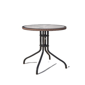 Muebles de mesa clásicos para el hogar, Hotel, restaurante, sala de estar, color dorado, diseño moderno, mesa redonda de hierro, mesas de café y té - Product Image 2