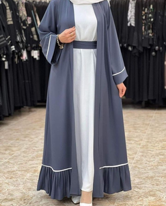 Nouveauté Modeste Abaya Turque Designs avec Unique Broderie À La Main Respirant Hiver Matériel Naturel Taille En Gros - Product Image 4