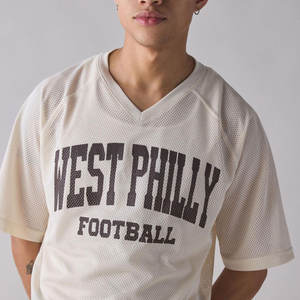 Lightweight V Neck Mesh <b>Sports</b> <b>Jersey</b> Breathable V Neck Athletic Mesh <b>Jersey</b> New Top Rated Mesh <b>Jersey</b> - Product Image 3