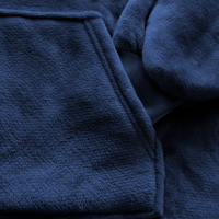 Hot Selling Custom Gebreide Geweven Eenvoudige Gigantische Sweatshirt Capuchon Pluche Flanellen Fleece Anti-Pilling Volwassenen Goedkope Winter Wearable