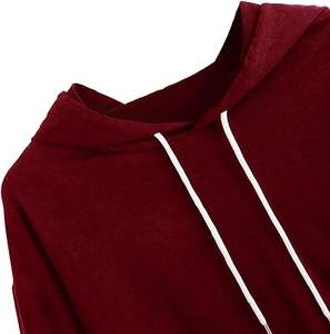 เสื้อครอปมีฮู้ดแขนยาวของผู้หญิงเสื้อสเวตเตอร์แบบสวมหัวเสื้อสวมหัวมีซิปด้านหน้าพิมพ์ลายตัวอักษรออกแบบสไตล์ฤดูร้อนฤดูหนาว - Product Image 2