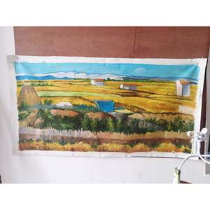 27.5x71 pollici pittura a olio fatta a mano arte 100% dipinto a mano campo paesaggio classico 3D Texture per la decorazione del soggiorno - Product Image 4