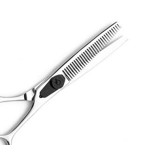 Hoja recta japonesa de acero inoxidable, 28 dientes, tijeras de adelgazamiento para diestros, corte de pelo, mango de cerámica, crea tu belleza - Product Image 6