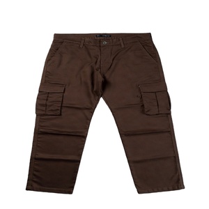 Pantalones Cargo de Lona de Algodón para Hombre, Corte Recto, Cintura Media, Antiarrugas, Transpirables, con Múltiples Bolsillos, Proveedor OEM de Ropa Urbana - Product Image 3