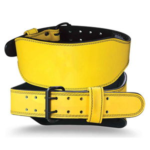 Ceinture de musculation réglable de protection de la taille en cuir véritable PU personnalisée vente en gros cuir de gymnastique - Product Image 5