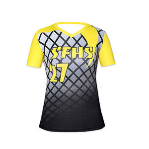 Best Quality New Style Women's Workout Volleyball Jersey with Custom Team Name High Fashion Volleyball Wear - Product Image 4