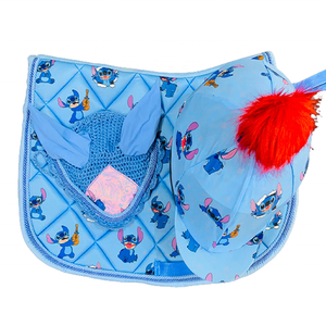 ชุดแผ่นรองอานลายการ์ตูน/ชุดแผ่นรองอานแบบซับลิเมชั่น พร้อมเชือกสีน้ำเงิน ไส้โพลีเอสเตอร์ ซับในไม้ไผ่ ปี 2024 - Product Image 5