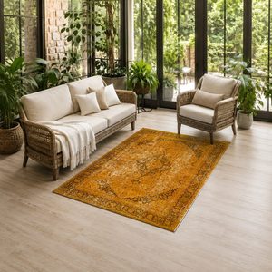<b>RUGS</b> DEPOT LXDP-0959 Wholesale Red <b>Burgundy</b> Traditional Oriental Digital Printed Machine Washable Chenille Area <b>Rug</b> Non Slip - Product Image 6