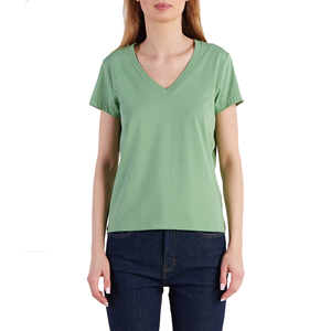 Camisetas de mujer de servicio OEM Diseña tu propio logotipo camisetas de mujer camiseta activa que absorbe la humedad para entrenamiento de gimnasio - Product Image 2