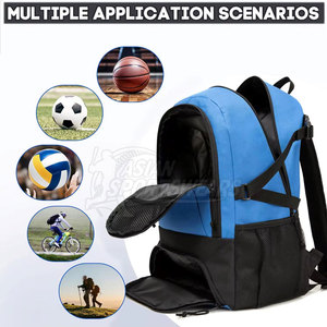Stylish Modern Design Versatile Basketball <b>Backpack</b> With Internal Organizer For Athletes Daily Use - Product Image 5