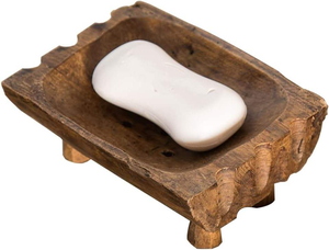 Top Selling Wood Soap Holder & Soap Dish Draining Holes Bathroom <b>Shower</b> Kitchen <b>Storage</b> Rack by Product From India - Product Image 3