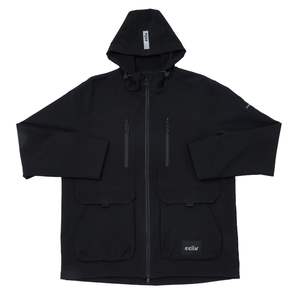 Veste à capuche sportive extérieure résistante à l'eau avec impression réfléchissante Plusieurs poches à rabat zippées Manchette velcro - Product Image 3