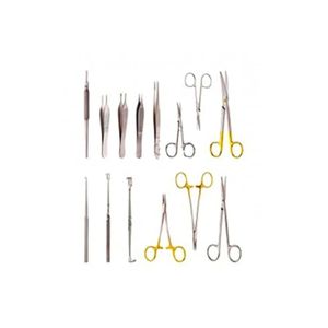 Ensemble de chirurgie plastique de base de 37 pièces, instruments en acier inoxydable de qualité supérieure, pinces manuelles de base, conforme à la classe I MOL - Product Image 1