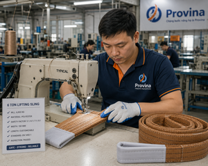 Eslinga de cincha de poliéster de doble capa para transporte de carga, 6 toneladas, directo de fábrica para producción de pedidos al por mayor - Product Image 3