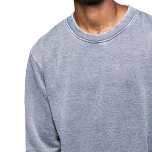 Sudadera de fabricante de ropa 2025 para hombre, sudadera de mezcla de algodón básica transpirable de manga larga con logotipo personalizado para hombre - Product Image 4