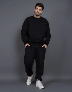 Conjunto de chándal de primavera para hombre, ropa deportiva para correr de Color sólido, camisetas informales de manga larga y pantalones largos, ropa para hombre - Product Image 4