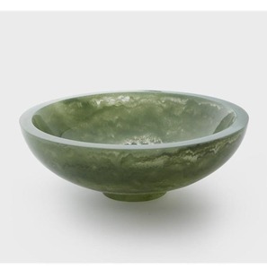 Bol à salade en résine artisanale orange pour la cuisine et la table, nouveau design, vaisselle de service, décoration de la maison et du jardin - Product Image 1