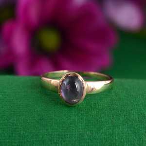 Vintage Amethyst Brass <b>Ring</b> 18kGold Plated Classic <b>Statement</b> Wholesale <b>Ring</b> - Product Image 1