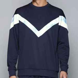 เสื้อสเวตเตอร์ขนแกะคอตตอนสำหรับผู้ชาย, เสื้อสเวตเตอร์ผ้าคอตตอน100% ไซส์ใหญ่สำหรับฤดูหนาว - Product Image 1