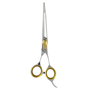 Ciseaux à poils d'animaux de compagnie à finition miroir avec lames droites et tranchantes Ciseaux de toilettage à vis réglables en acier inoxydable - Product Image 6