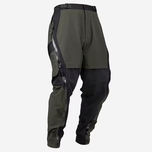 Streetwear hip-hop personnalisé pour hommes, pantalons techwear, poches larges sur les jambes, pantalon cargo coupe-vent épais et ample - Product Image 5