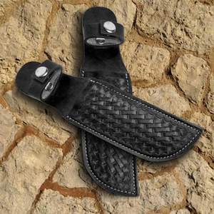 Funda de Cuero para Cuchillo OEM, Cierre de Presión Seguro, Impermeable, Duradera, de Acero al Carbono, para Caza y Uso en Exteriores, Tamaño y Logotipo Personalizables - Product Image 2