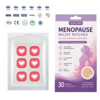 Patchs populaires pour la ménopause chez la femme, 100% naturels, en tissu non tissé, certifiés CE, pour la sudation nocturne et les bouffées de chaleur, support OEM